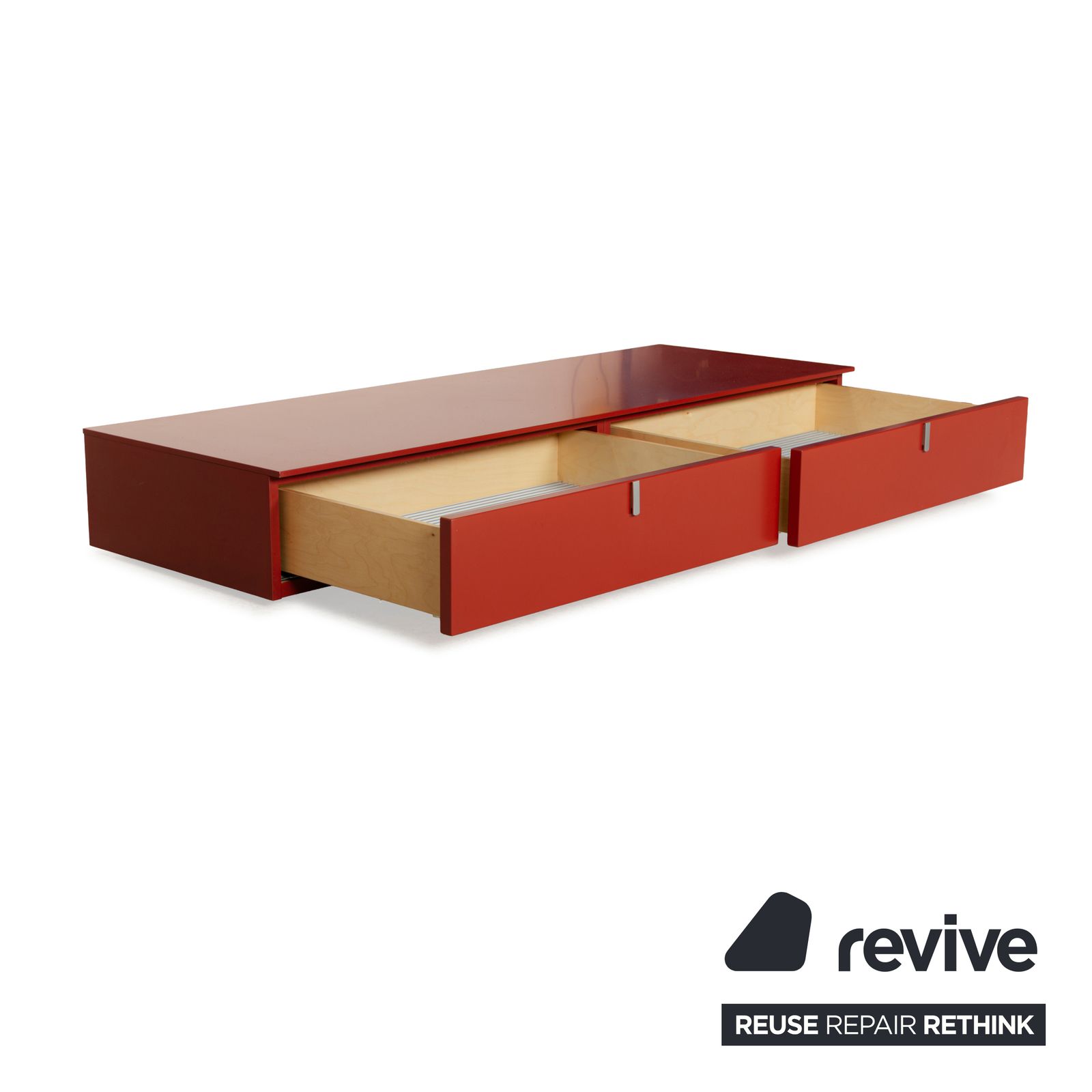 Kettnacker Wooden Sideboard Red Lowboard photo Furniture