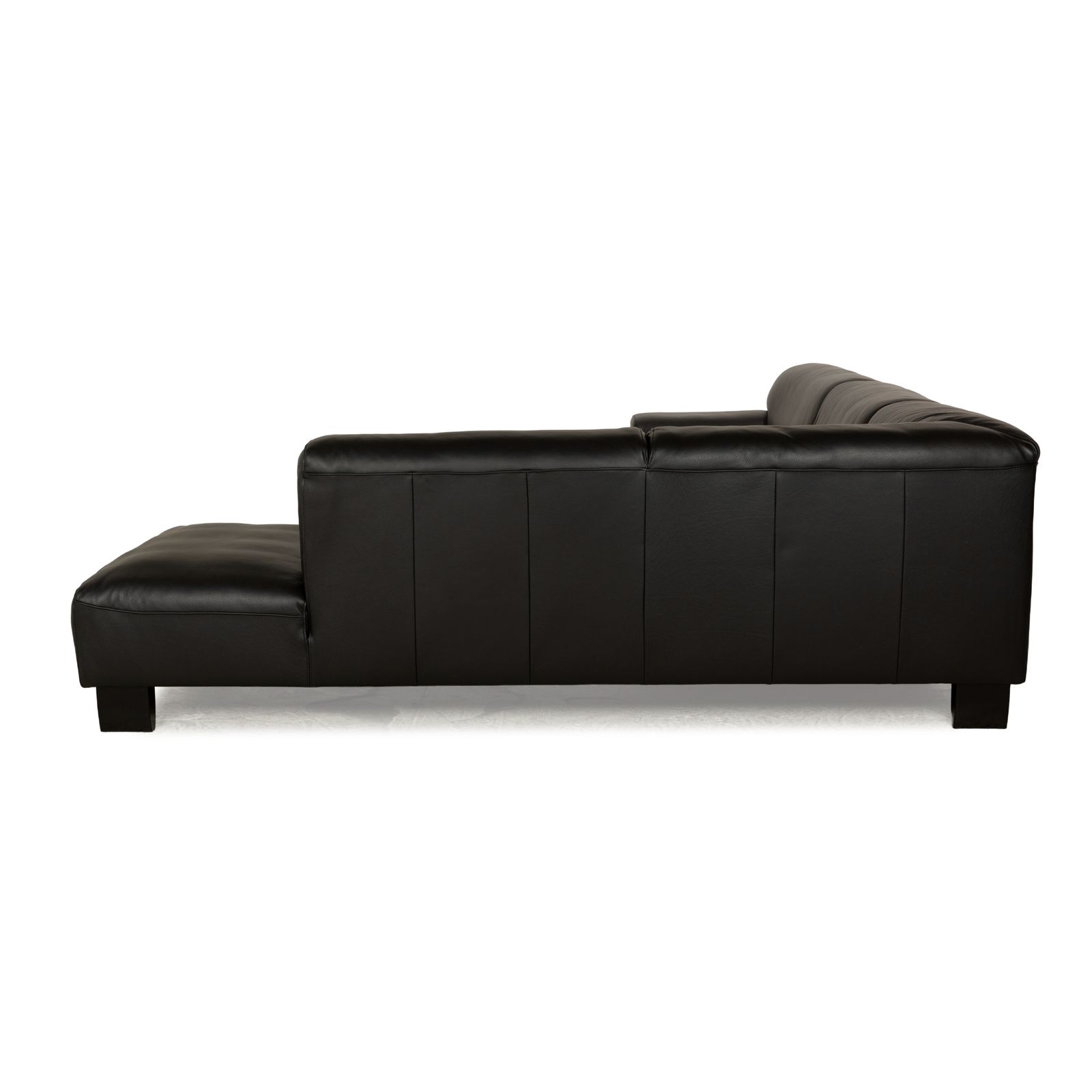 photo furniture Canapé d'angle en cuir Willi Schillig Alessiio noir
