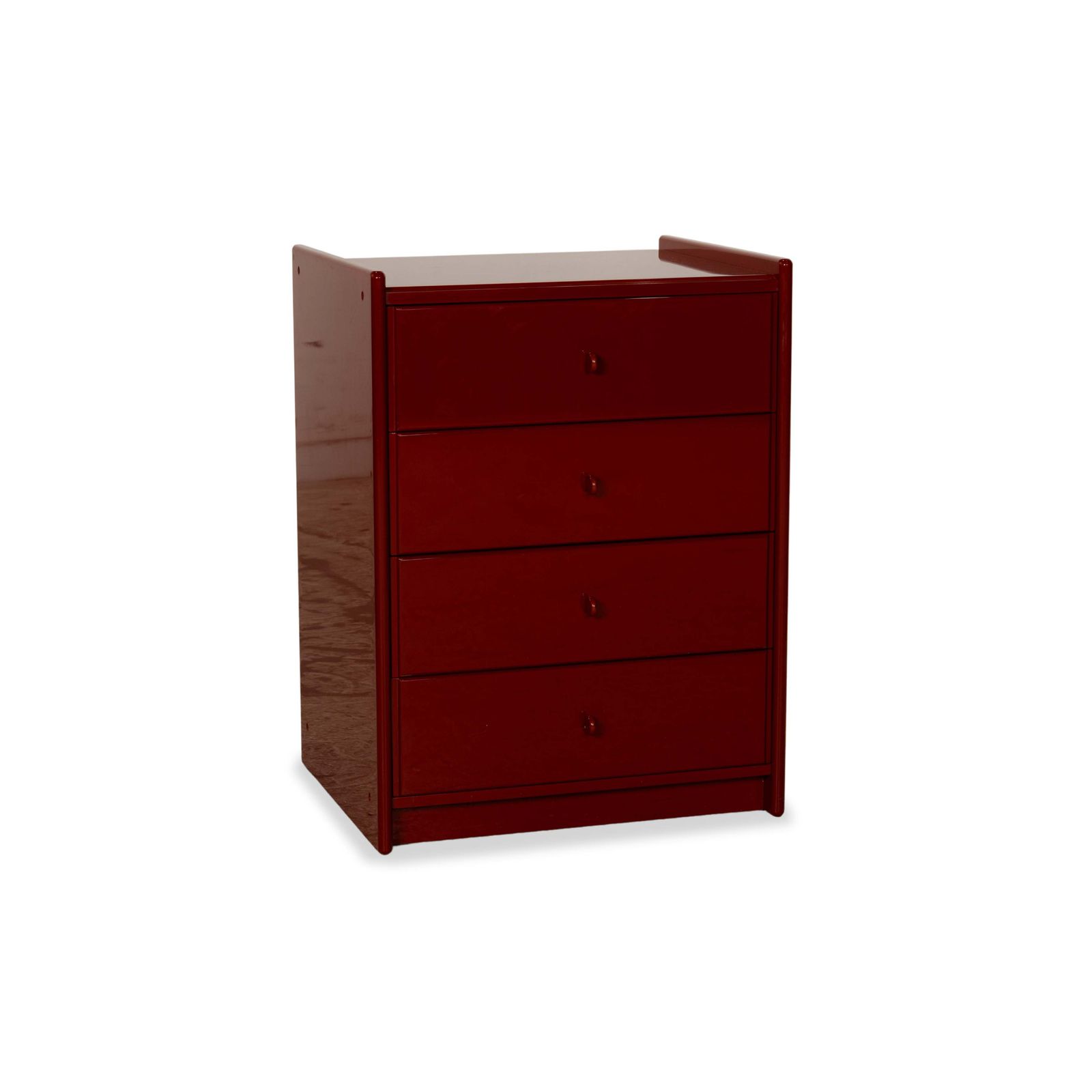 B&B Italia Olinto Wooden Sideboard Red