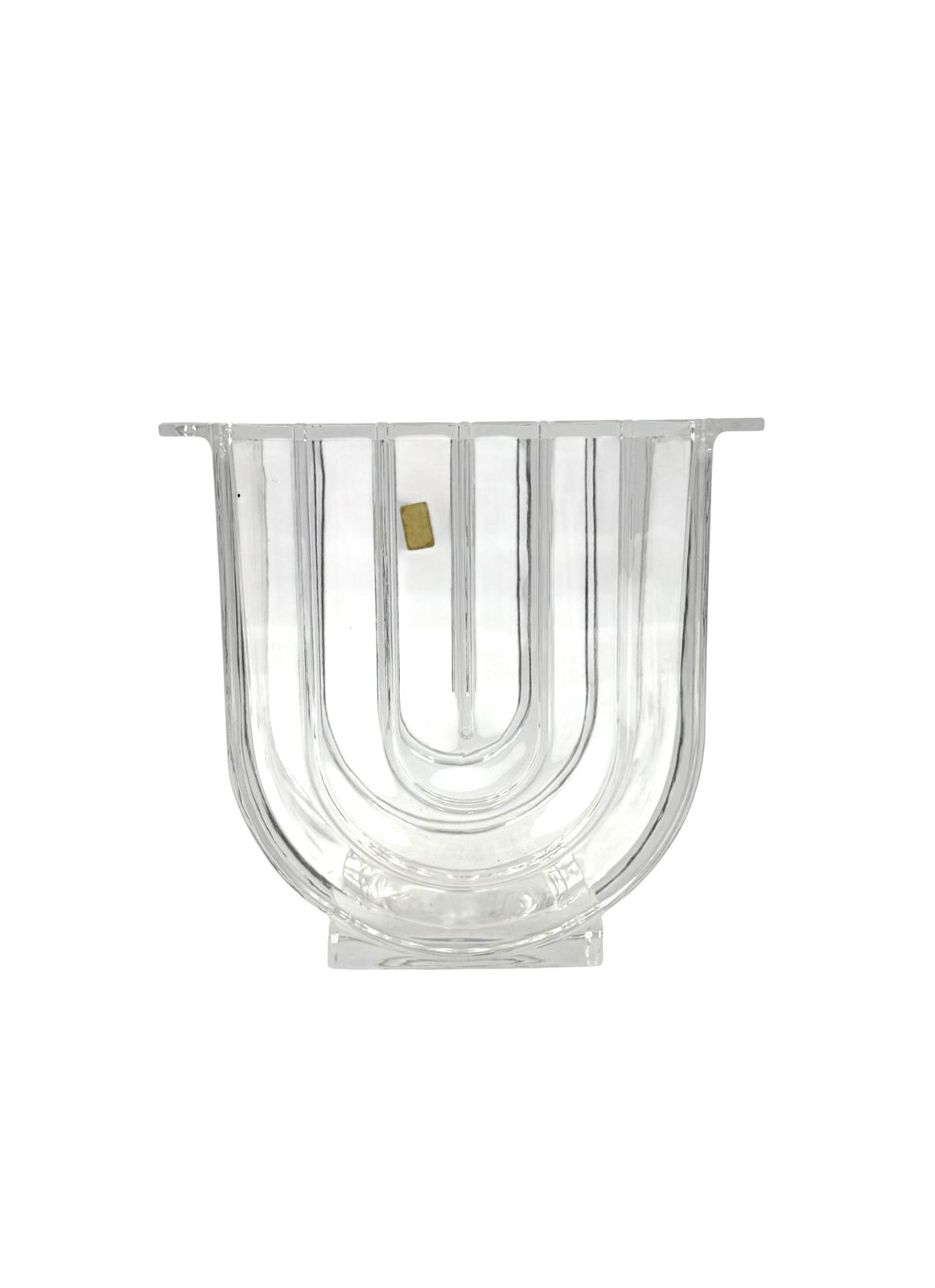 Modern Crystal Vase, Laura Griziotti For Arnolfo Di Cambio 1968 photo buy
