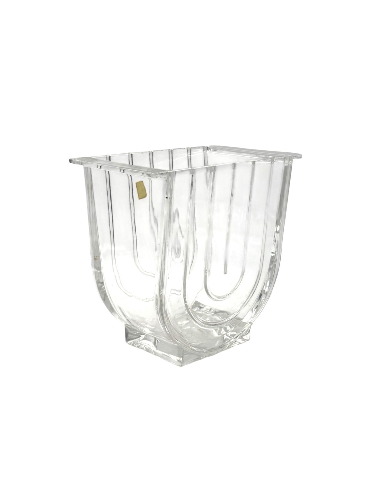 Home Decor Modern Crystal Vase, Laura Griziotti For Arnolfo Di Cambio 1968 photo