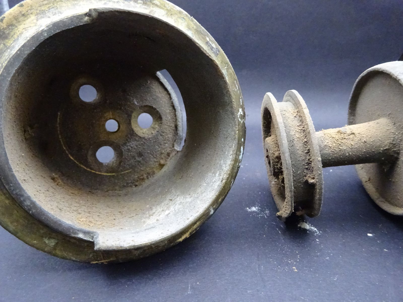 Original Antique Brass Servant/Butler Lever (Bl5) photo Home Fixtures