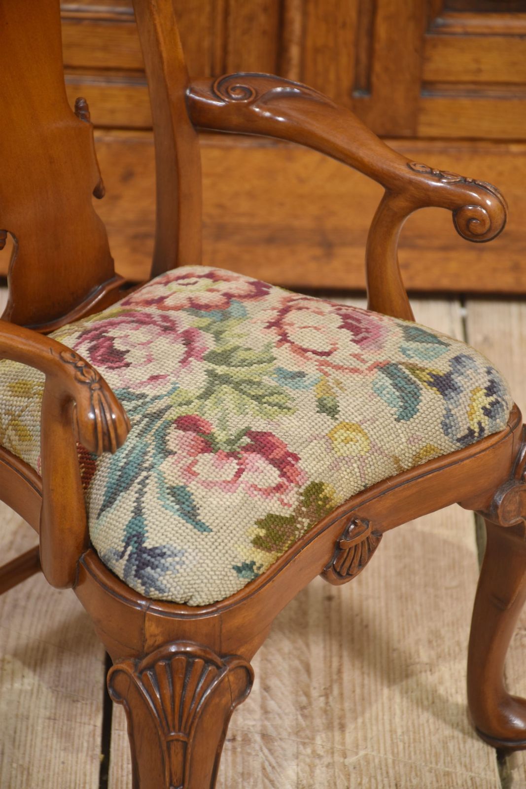 Walnut Childs Armchair, 1800s, Antique photo for sale