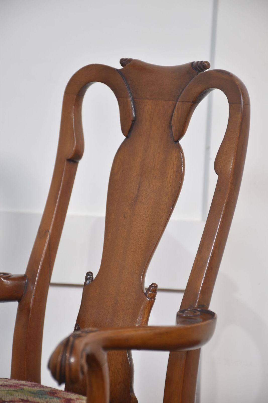 Walnut Childs Armchair, 1800s, Antique photo vintage