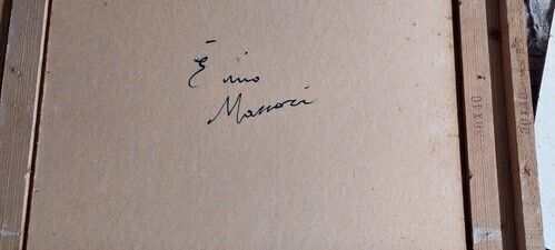 Mino Maccari Oil Pressed Cardboard 30x40 Three Female Figures photo 845.0