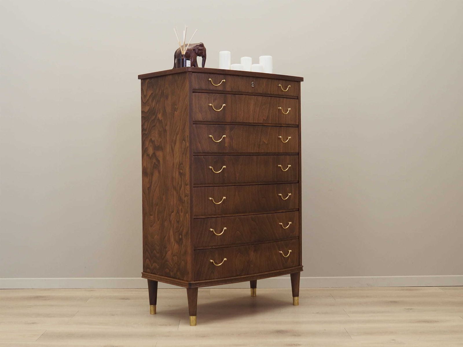 Walnootfineer Ladekast, Deens Design, Ca. Jaren 1960, Productie: Denemarken photo 1449.0