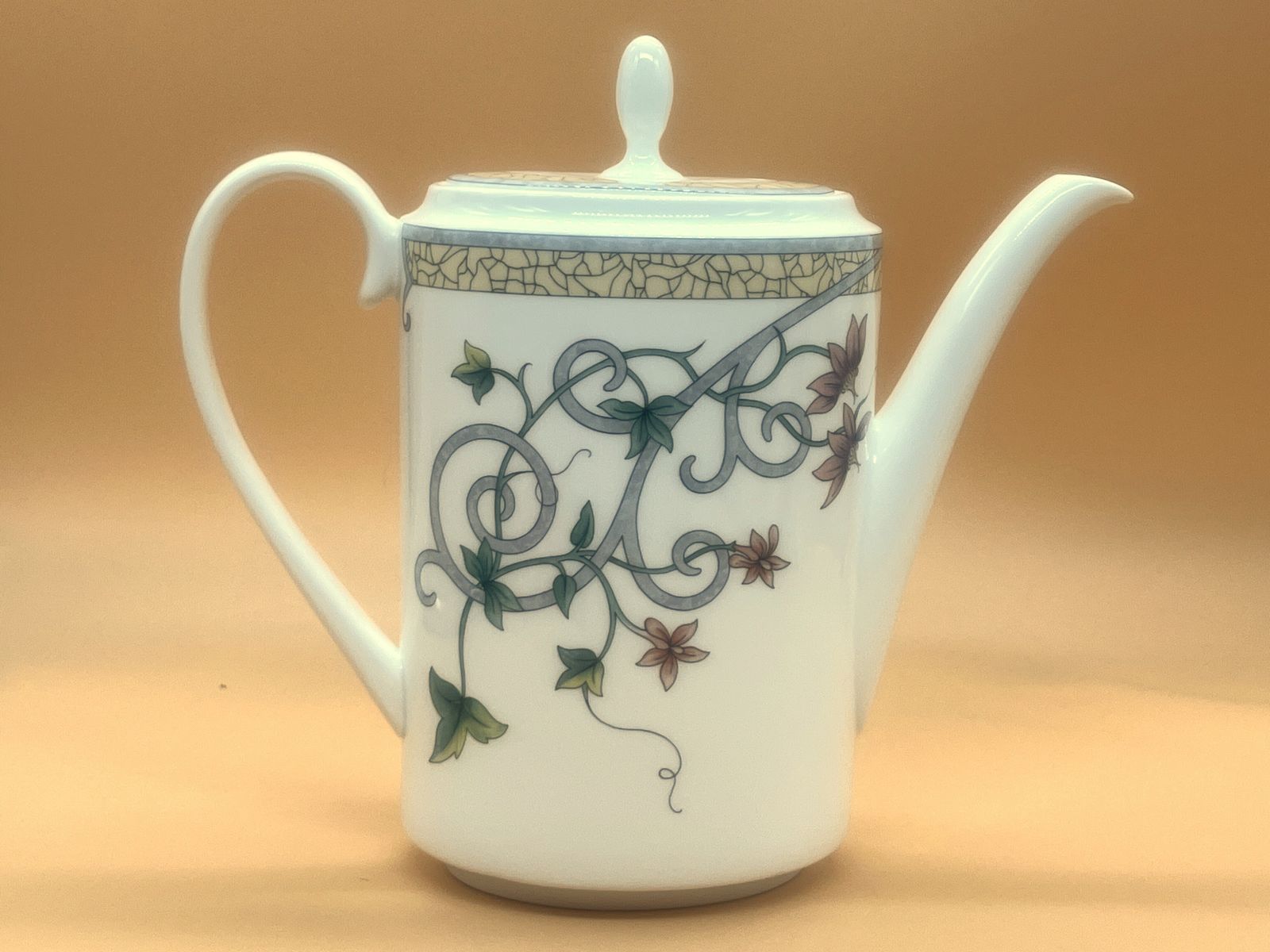 Large Wedgwood Pottery Aegina Design 2 Pint Capacity Coffee Pot. photo furniture
