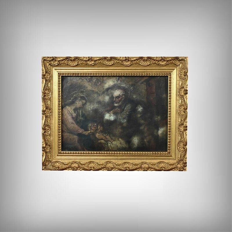 Painting “Nativity Scene” – Late 19th Century