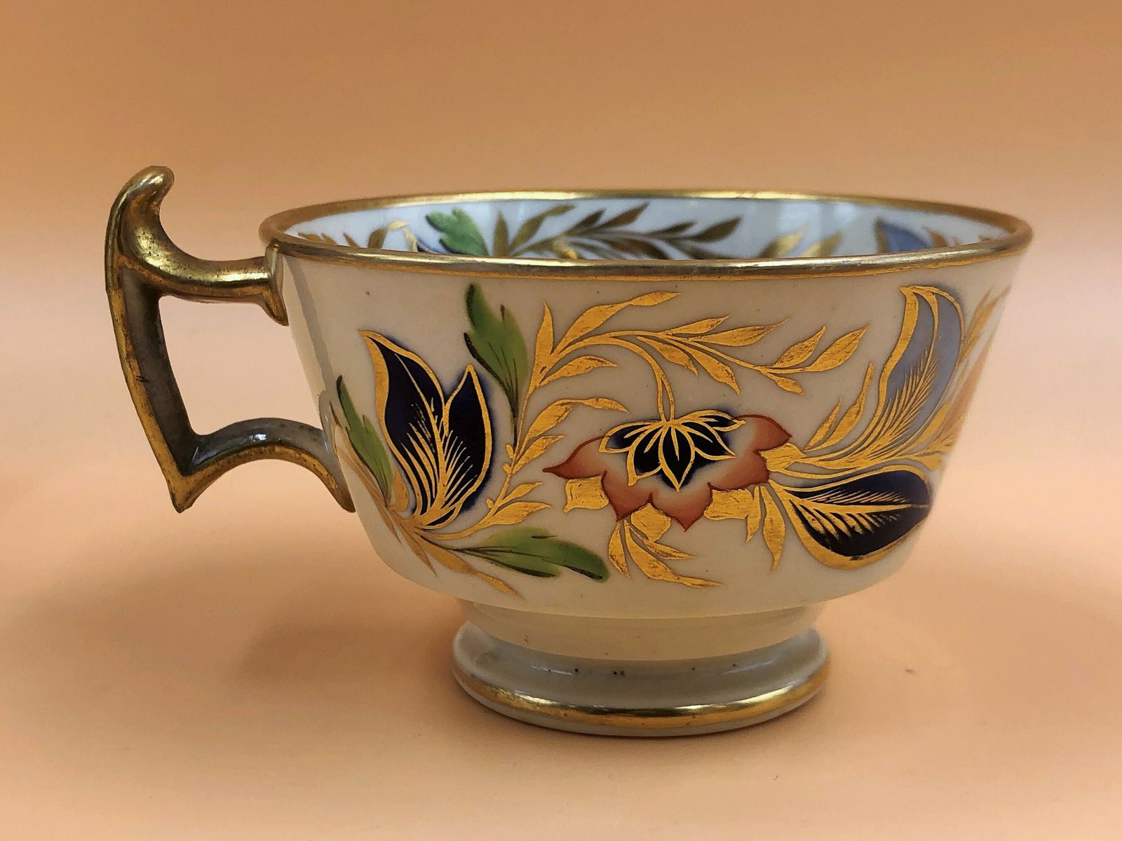 Antique Job Ridgway China Grecian Shape Imari Tea And Coffee Trio. No. 2/141. C1810. photo buy
