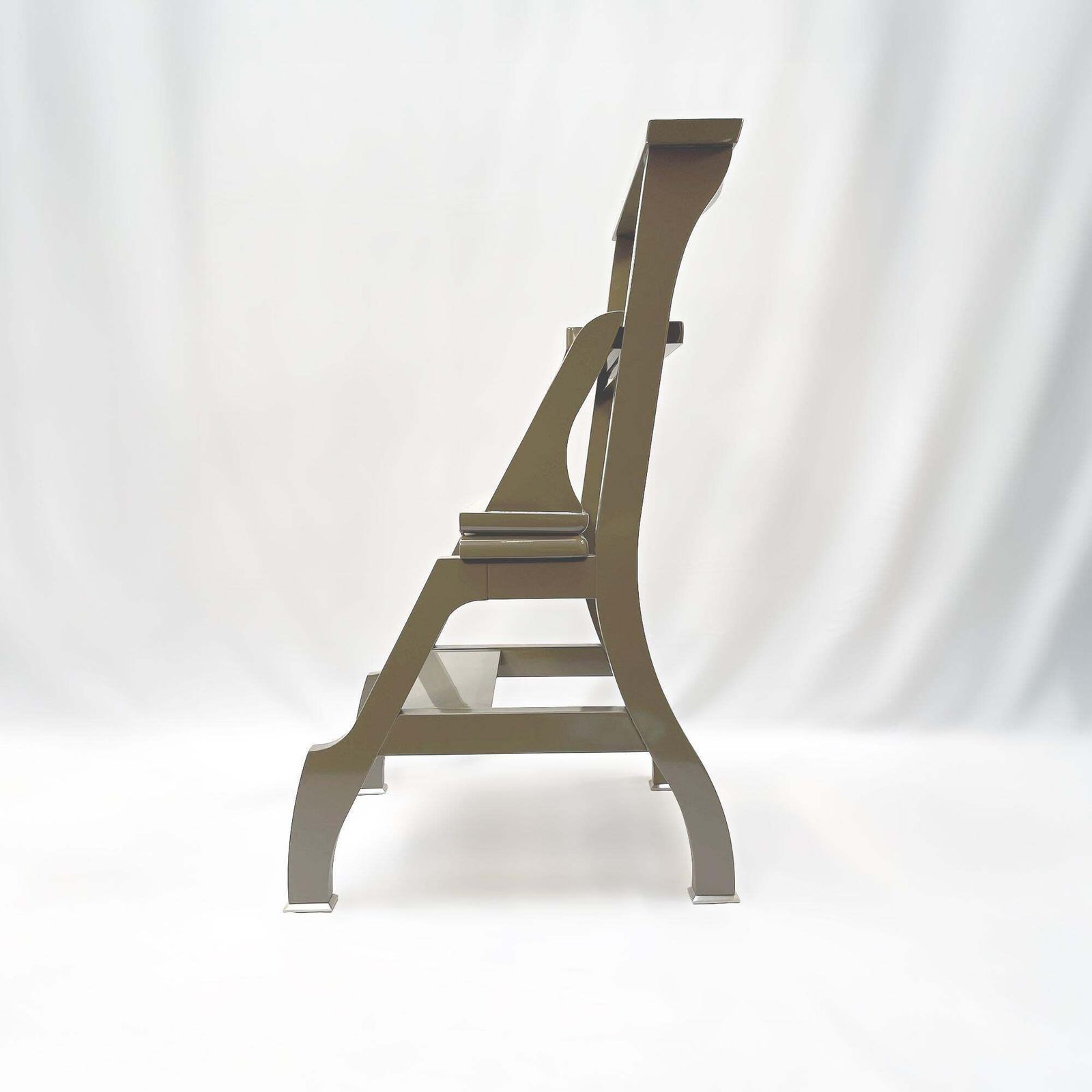 Ladder Chair In Greige Lacquered Finish, “Rebecca” By Promemoria, Italy, 2018 photo for sale