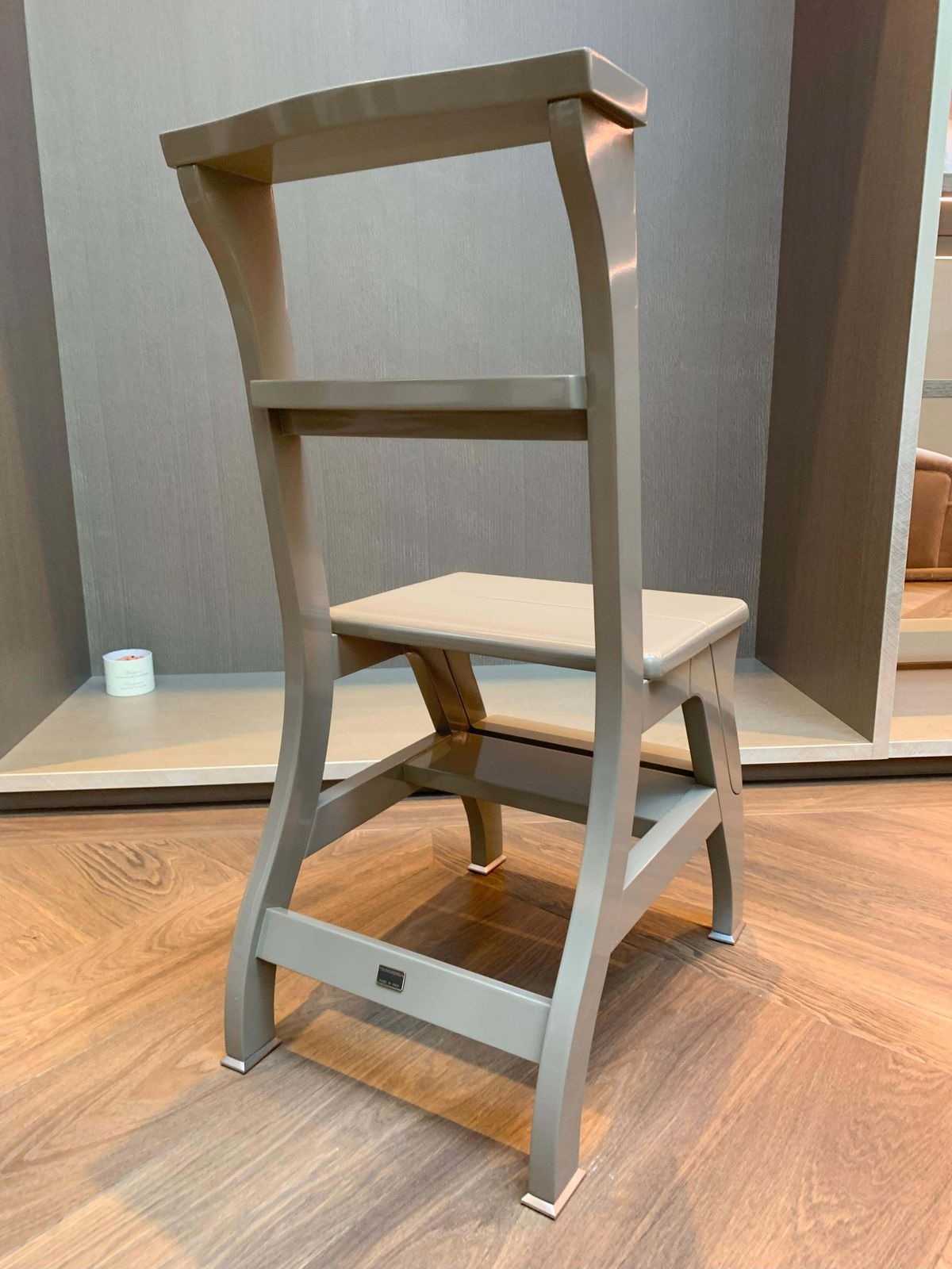Ladder Chair In Greige Lacquered Finish, “Rebecca” By Promemoria, Italy, 2018 photo Furniture