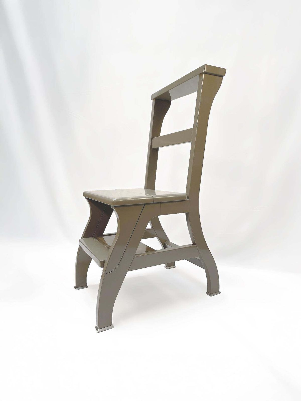 Ladder Chair In Greige Lacquered Finish, “Rebecca” By Promemoria, Italy, 2018 photo 1800.0