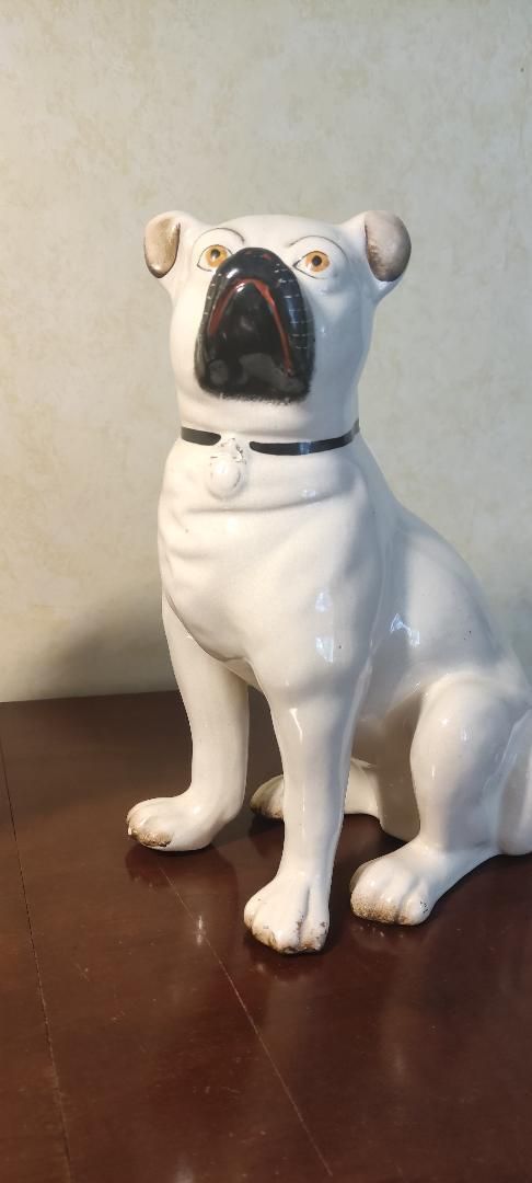 Staffordshire Pair Of Pugs photo for sale