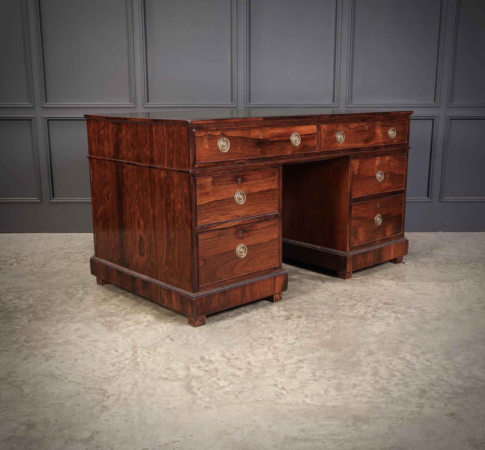 Rare William IV Rosewood Partners Desk photo Furniture