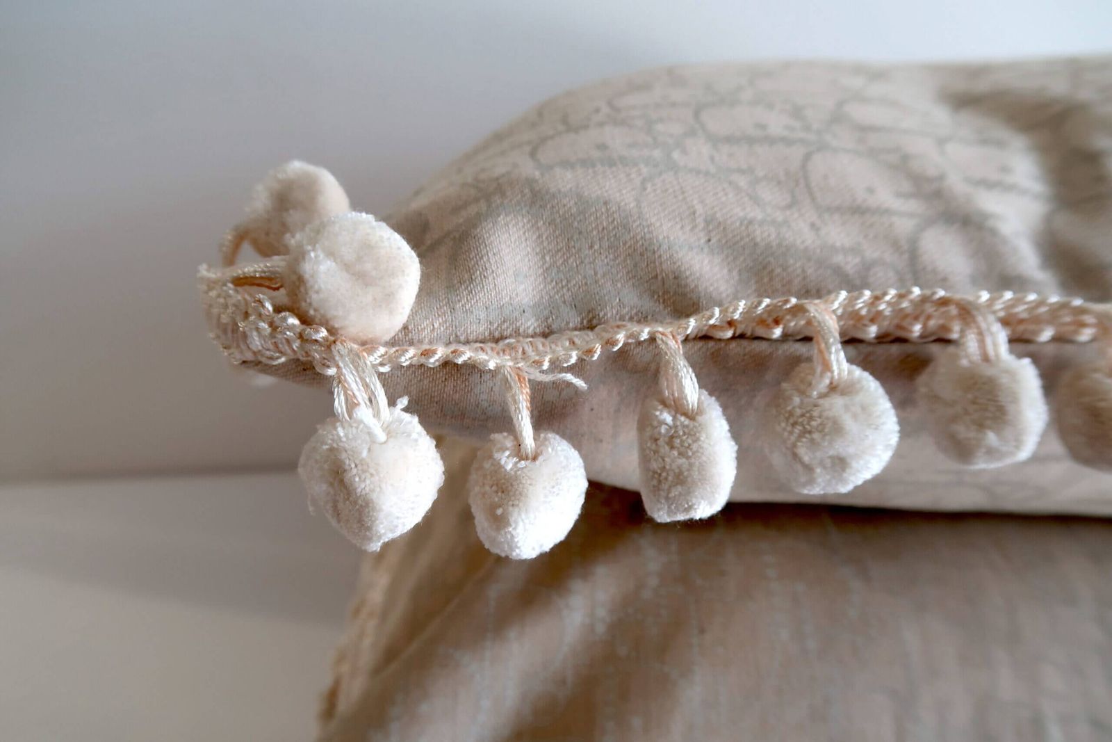 Cushion Cover Made Of Zero Waste Dior Fabric photo furniture