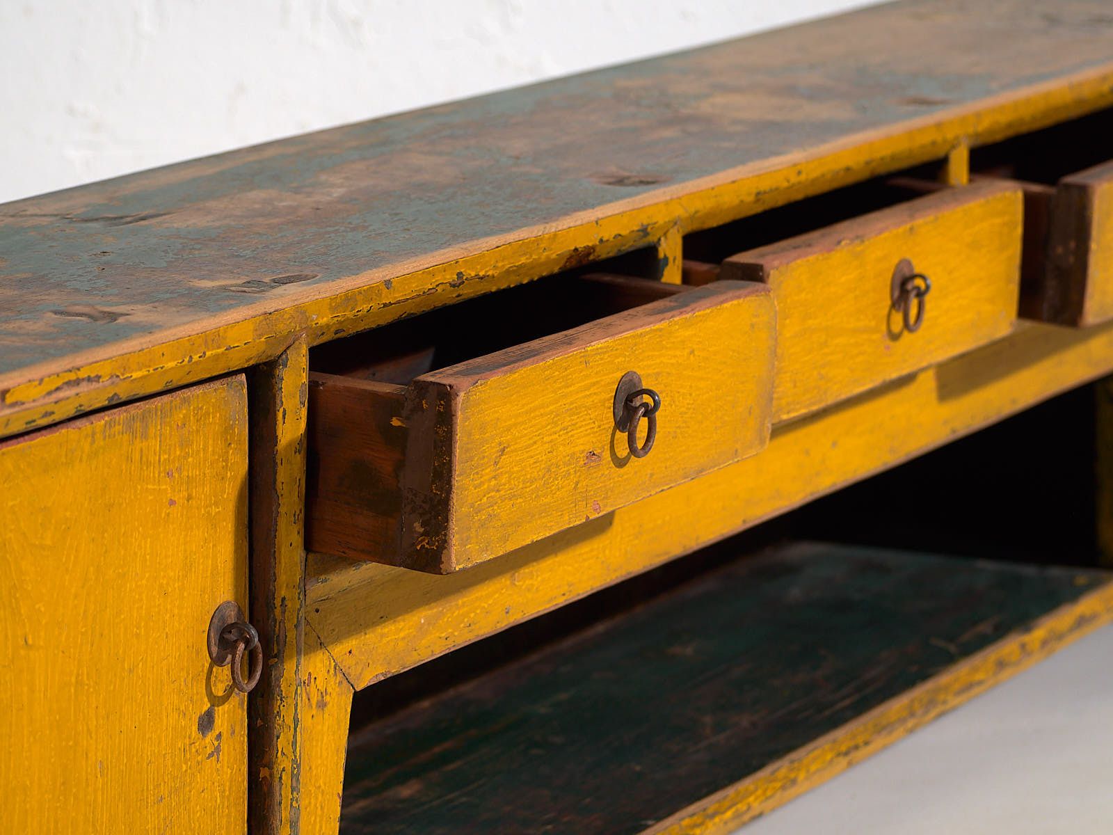 Antique Yellow Tv Cabinet (C.1900) #18 photo buy