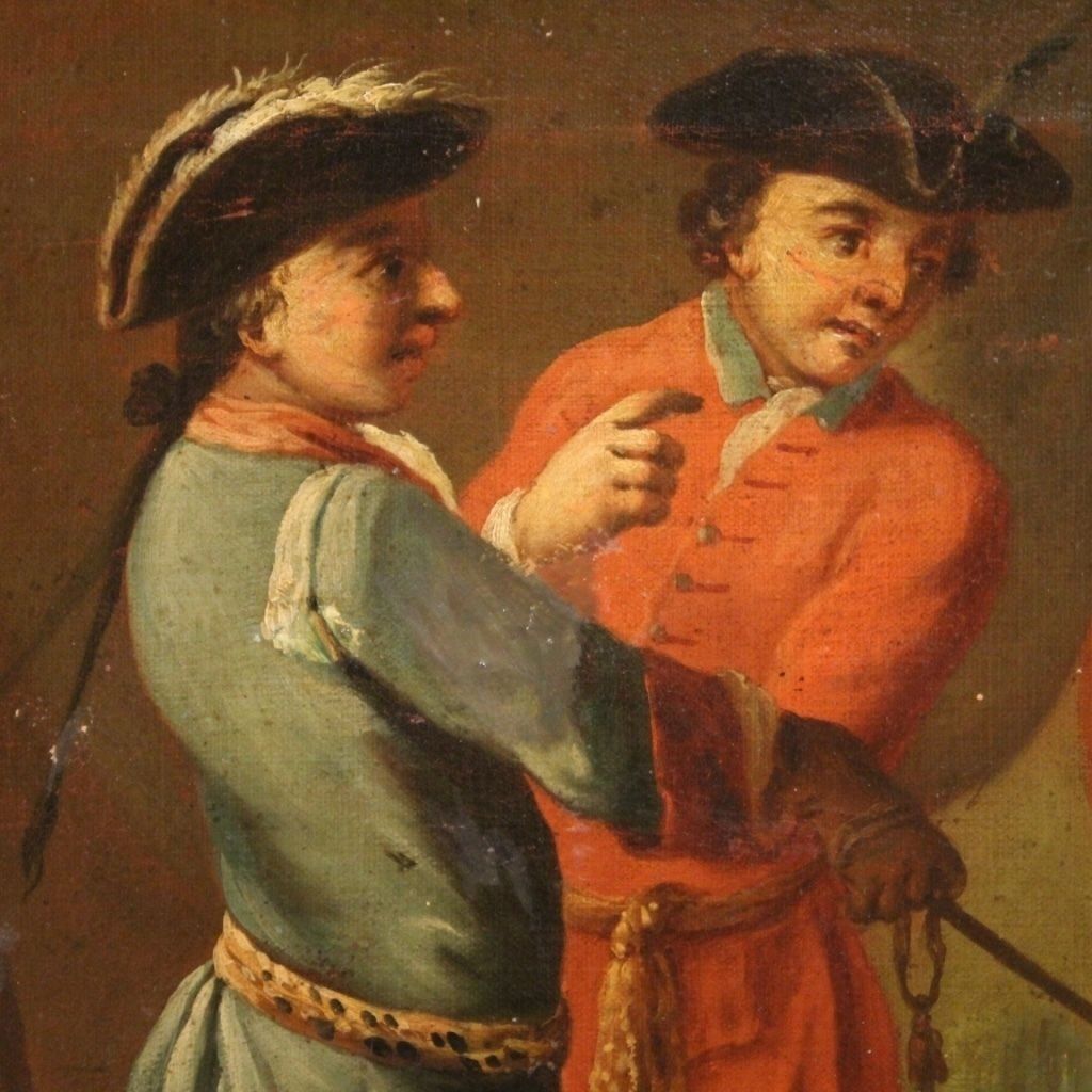 Great Napoleonic Painting From The First Half Of The 19th Century photo Art