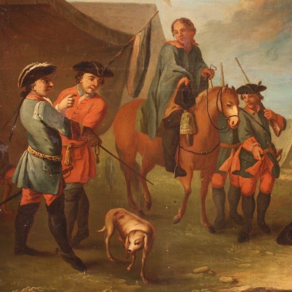 Great Napoleonic Painting From The First Half Of The 19th Century photo 2250.0