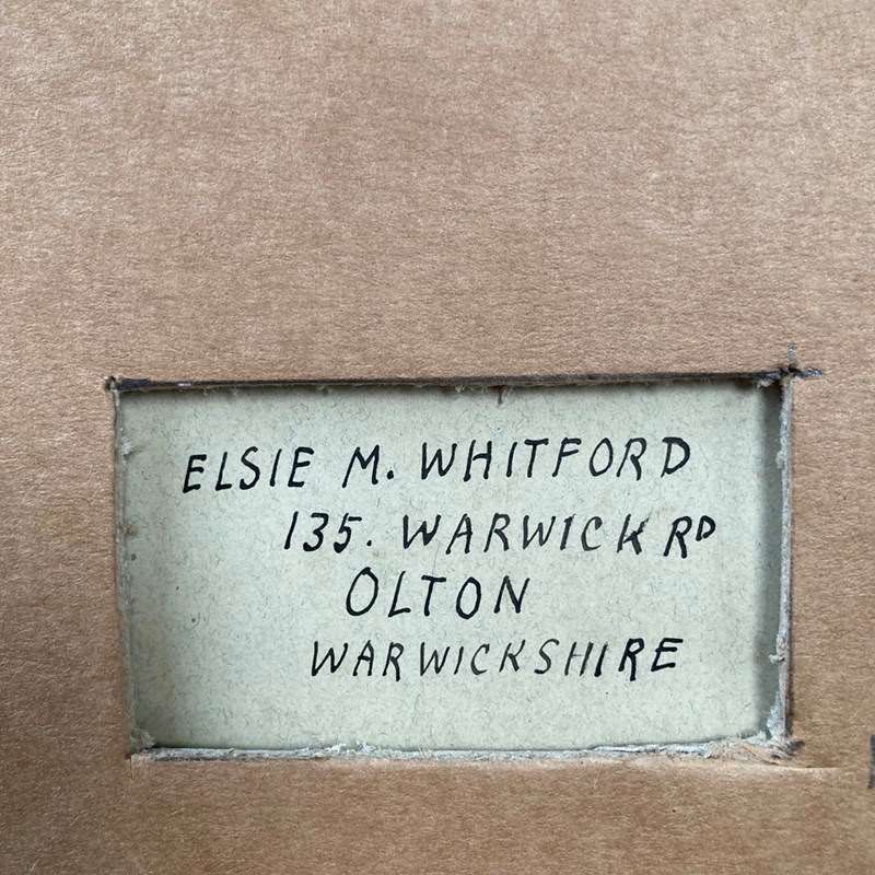Elsie Mabel Whitford Watercolour   'Cat' photo Art