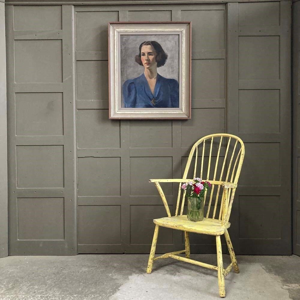 Virginia Goldberg (1914 2011)   'Woman In Blue' photo furniture