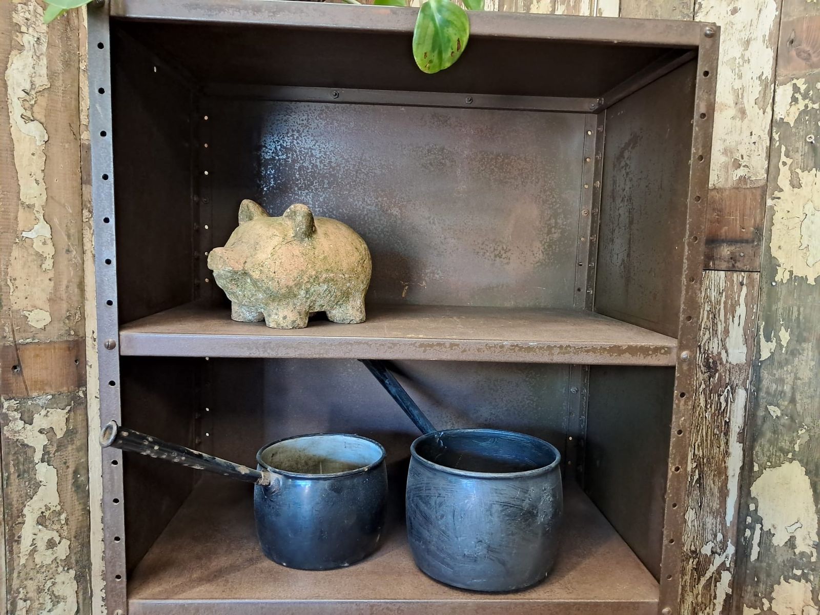 photo for sale Industrial Metal Shelf Unit