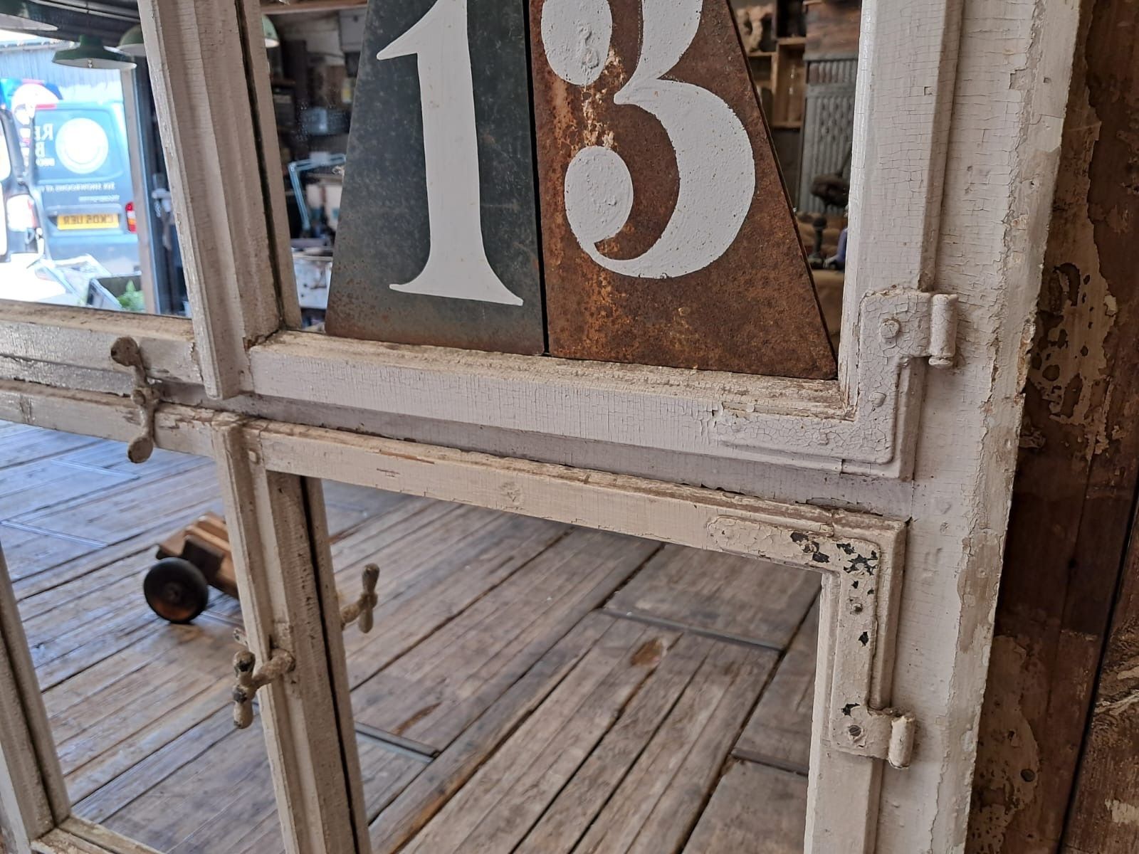 photo for sale Wooden Mirrored Window No.13, 1950s