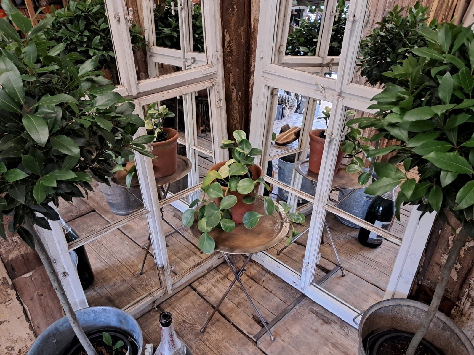 625.0 Wooden Mirrored Window No.13, 1950s photo
