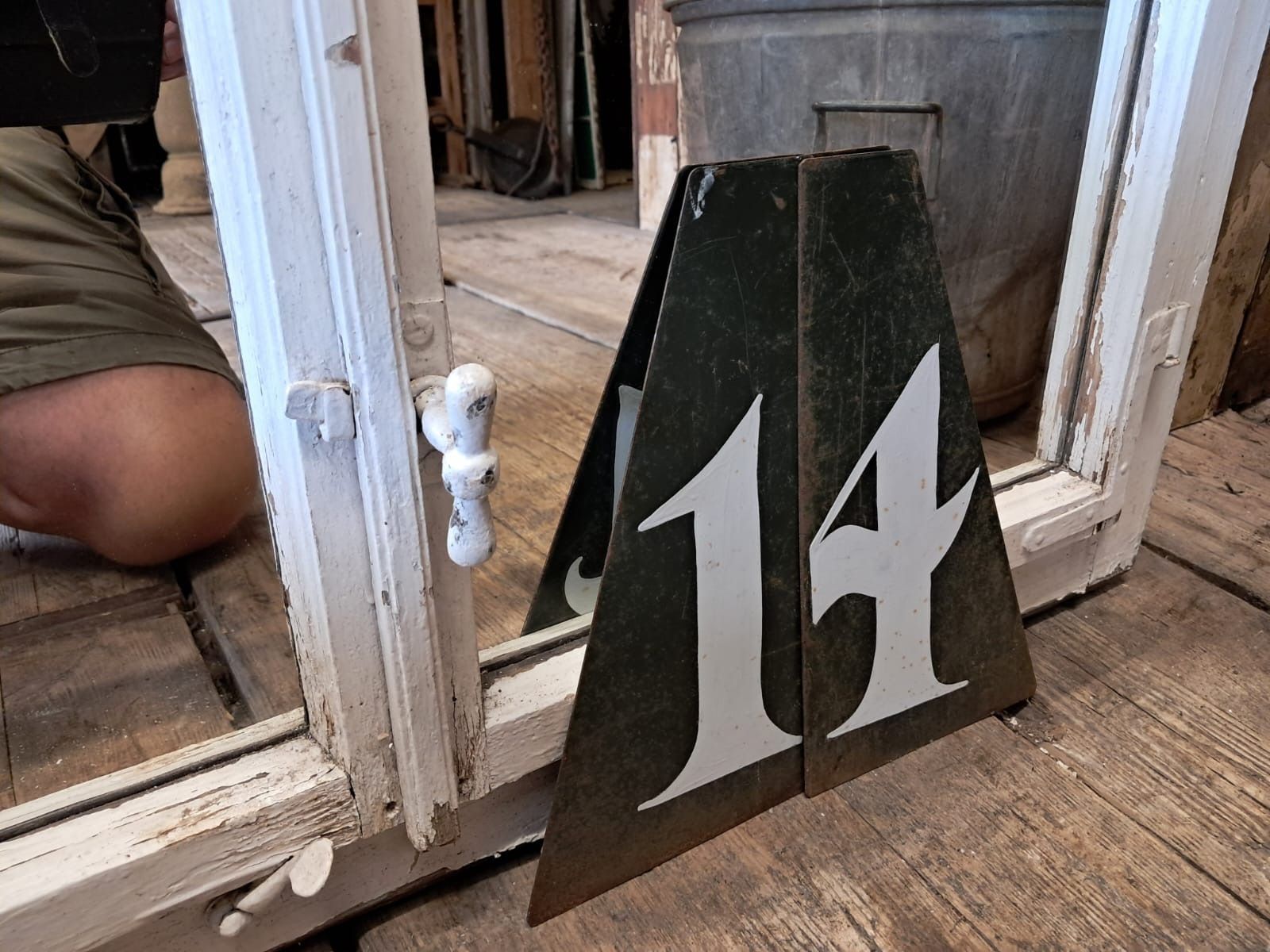 Wooden Mirrored Window No.14 photo for sale