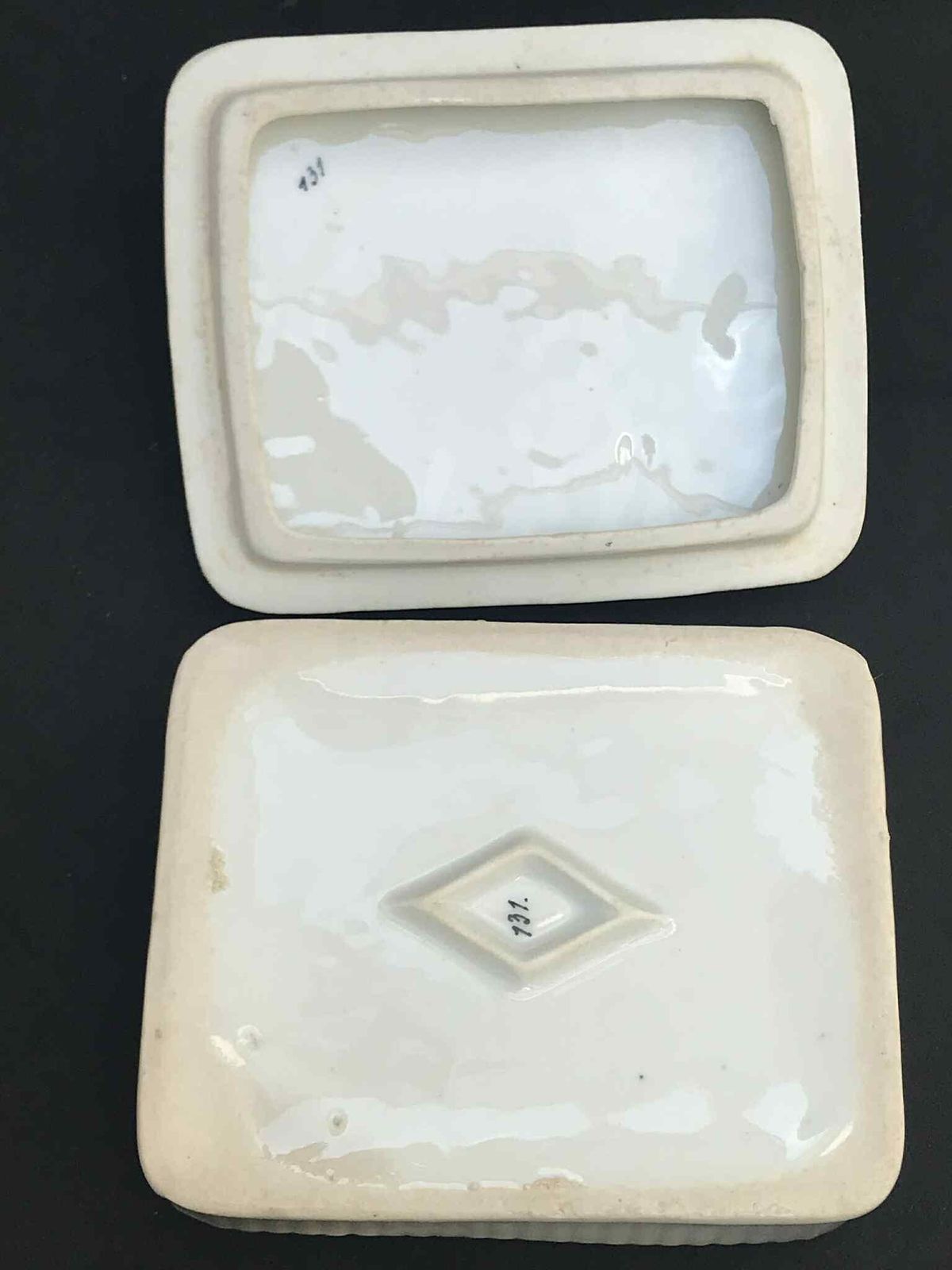 Sardine Box Dish Vintage Ceramic Austrian Luxury Sardine Box With Fish Handle Butter Dish With Lid Caviar Dish Wedding Dish photo vintage