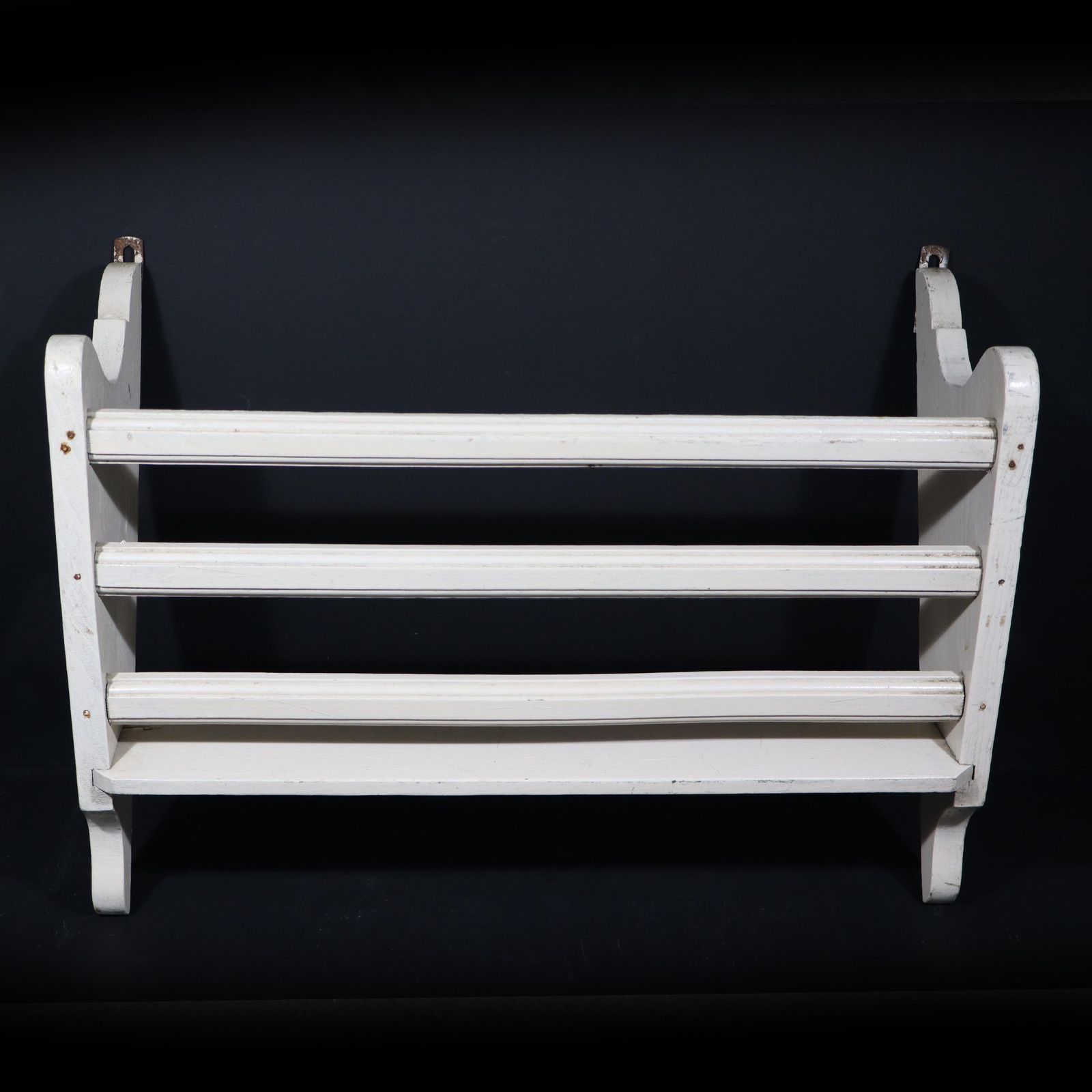 Antique Wooden Hay Feeder Rack French Wall Hay Feeder Console Farmhouse Display Unit photo for sale