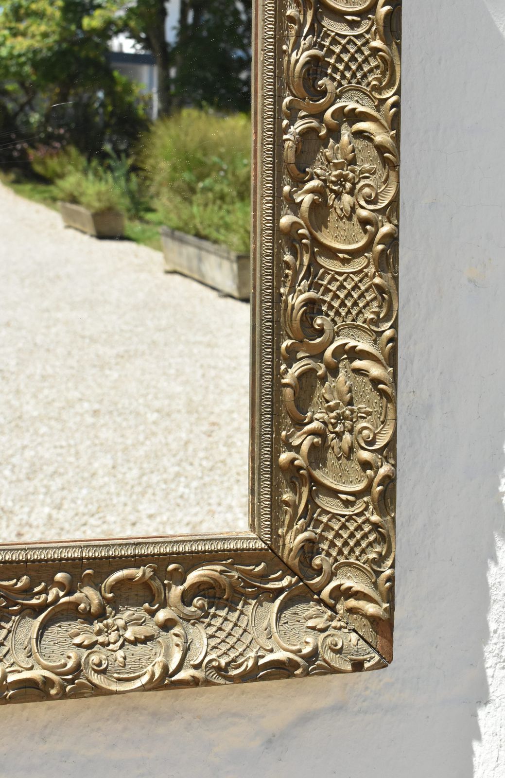 photo furniture Antique French Giltwood Mirror 19th Century