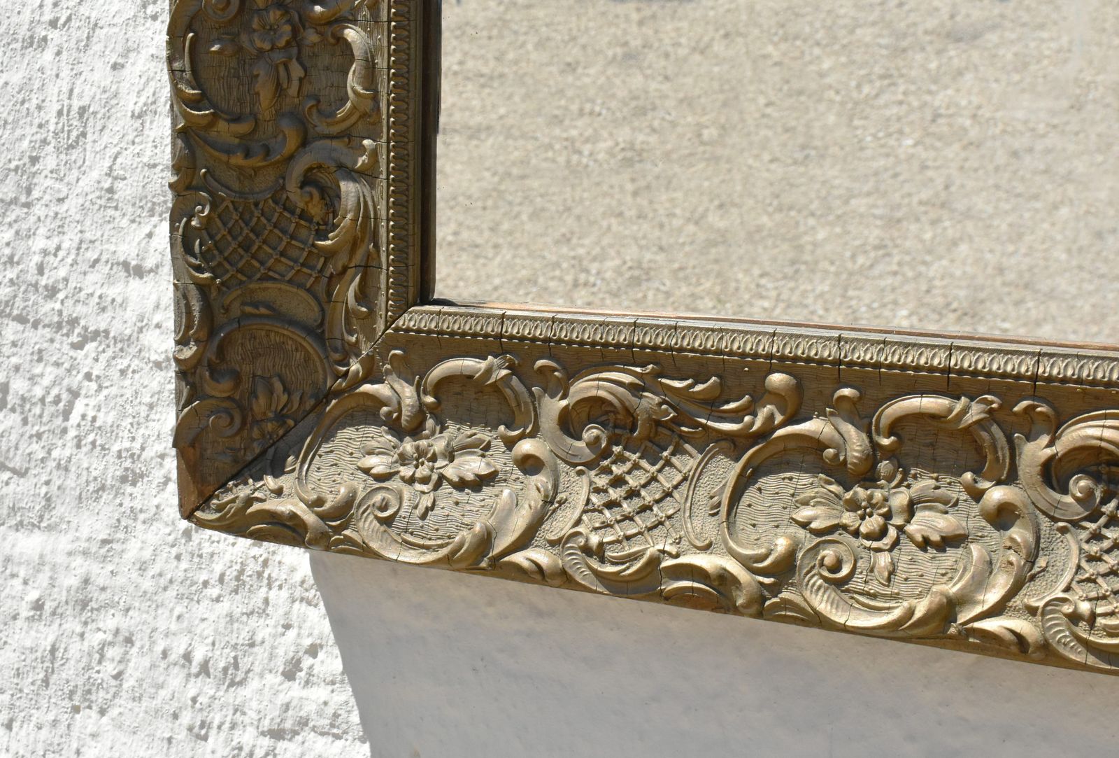 photo vinterior Antique French Giltwood Mirror 19th Century