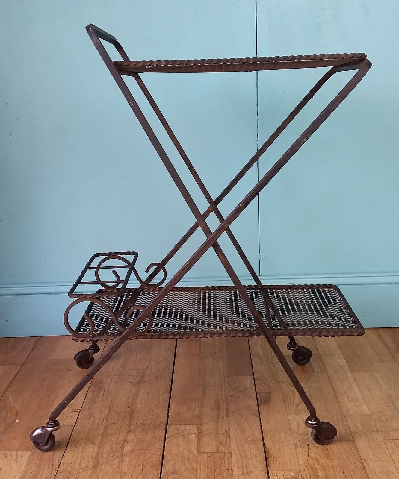Vintage French Garden Drinks Trolley photo furniture