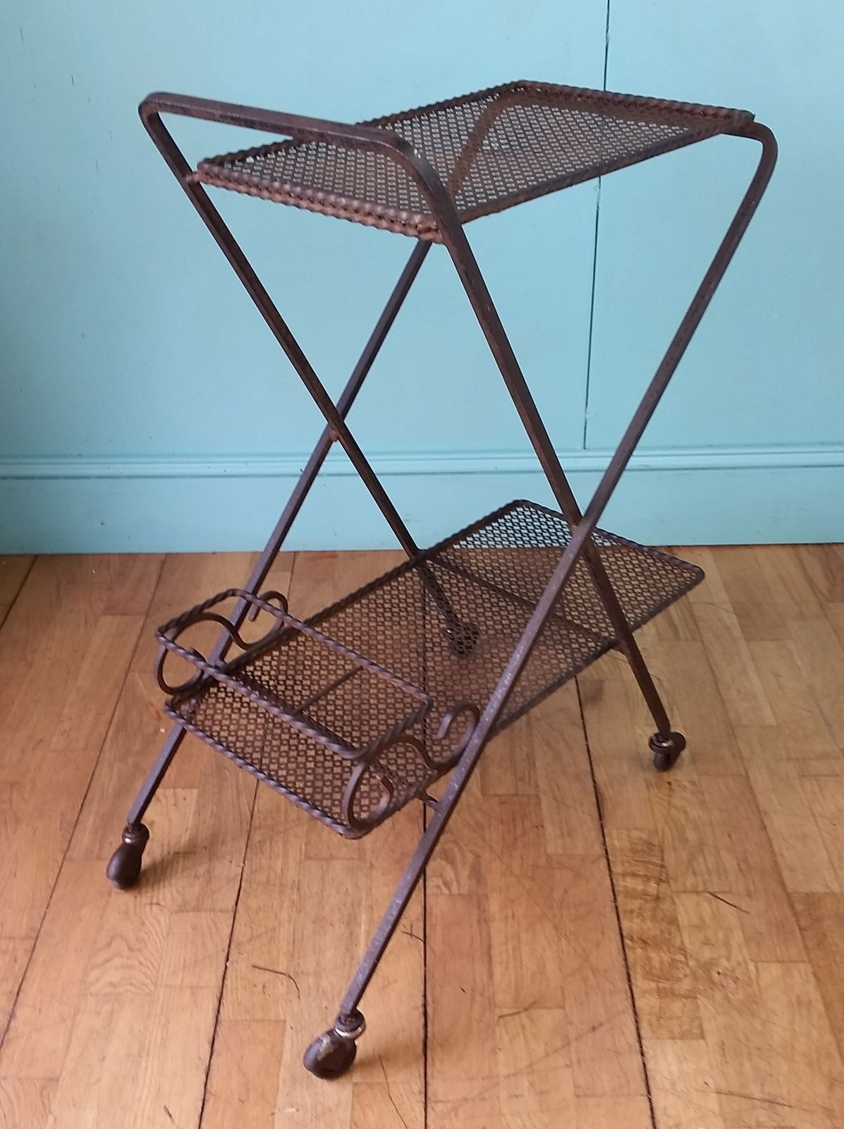 Vintage French Garden Drinks Trolley photo for sale