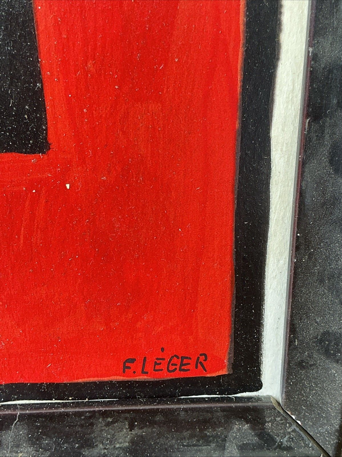 photo for sale Mooi Schilderij – Olieverf, Toegeschreven Aan Fernand Léger, Frans Schilder