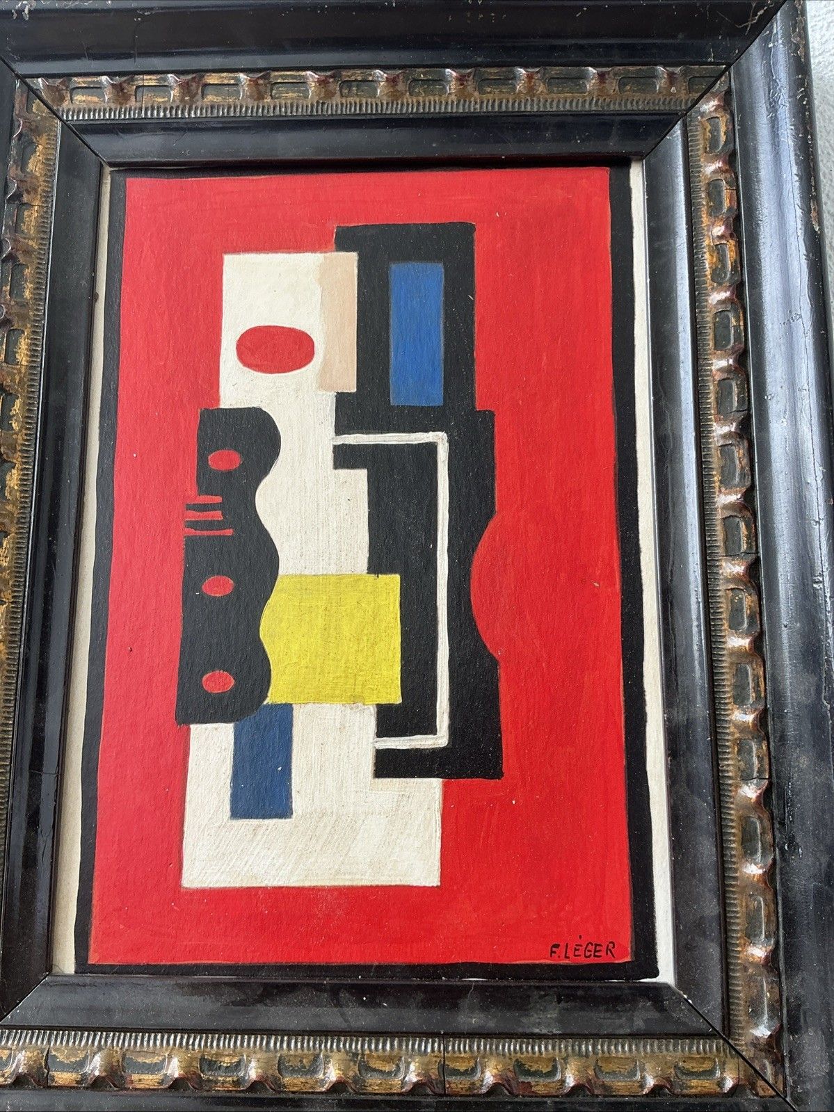 Art Beautiful Painting Fernand Leger Painting Oil On French Painter Old photo