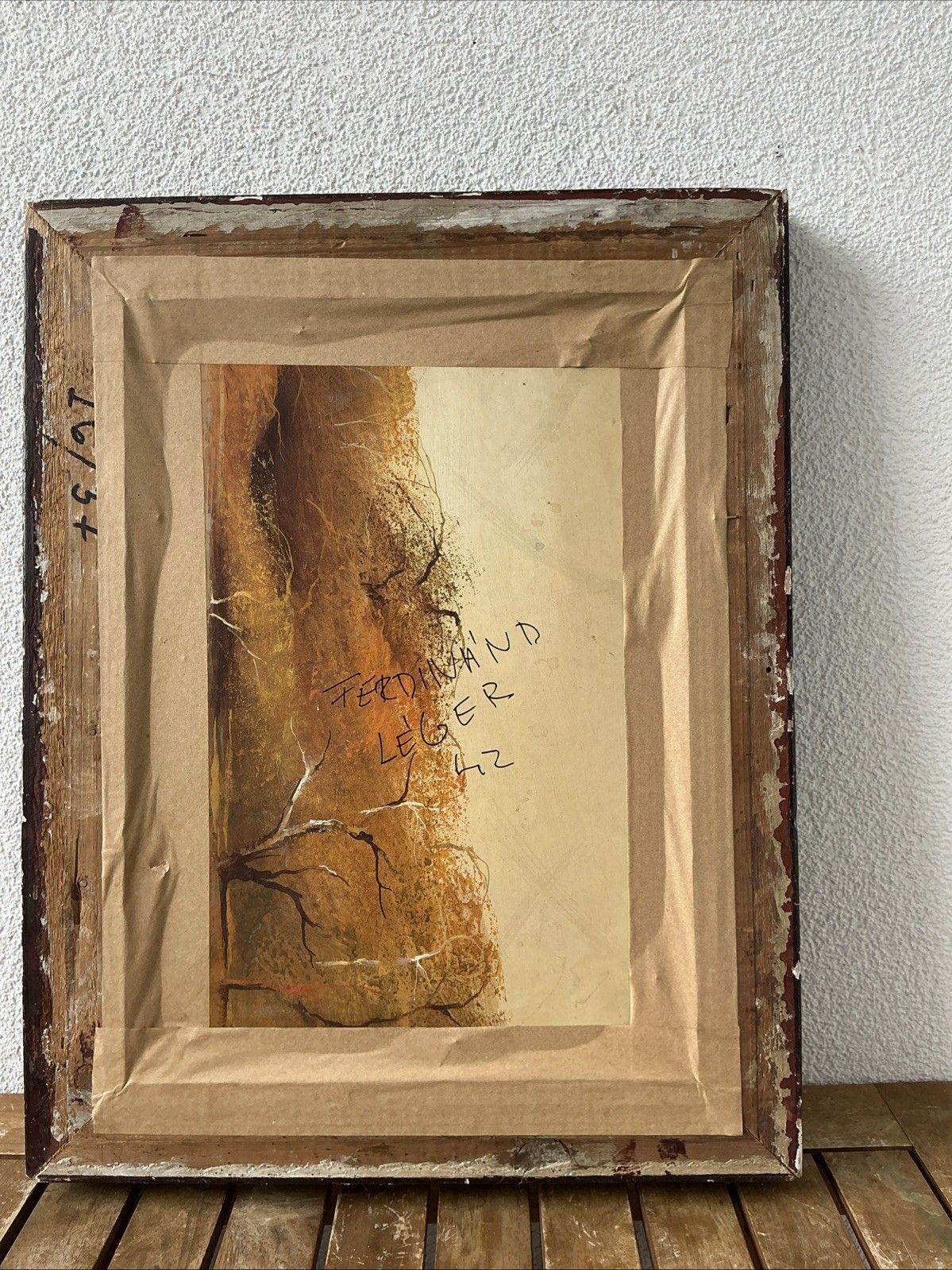 photo buy Mooi Schilderij – Olieverf, Toegeschreven Aan Fernand Léger, Frans Schilder