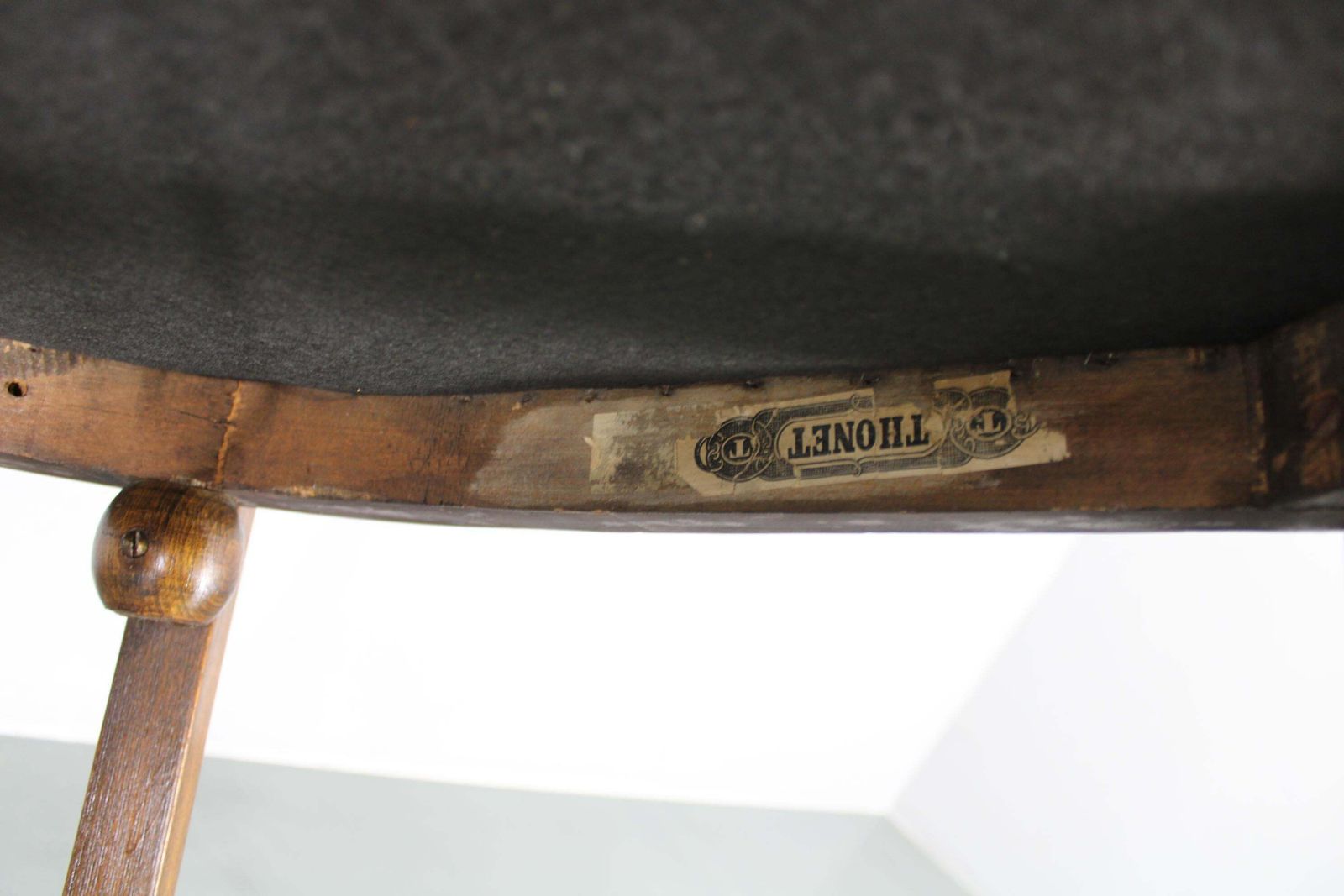 photo vintage 1930s Thonet Restored Armchair, Czechoslovakia