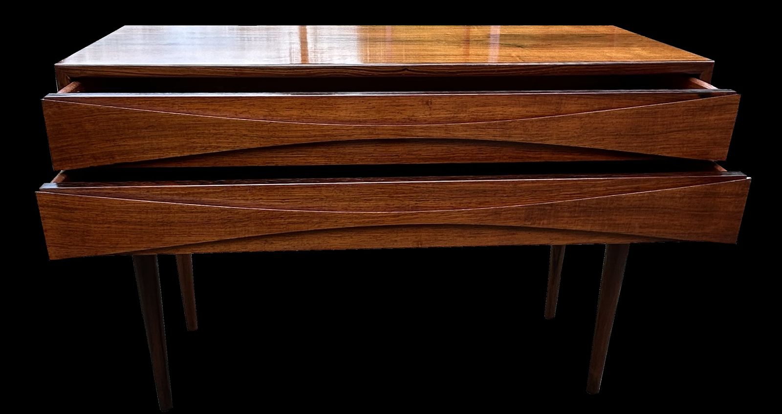 Chest Of 2 Drawers By Neils Clausen In Santos Rosewood