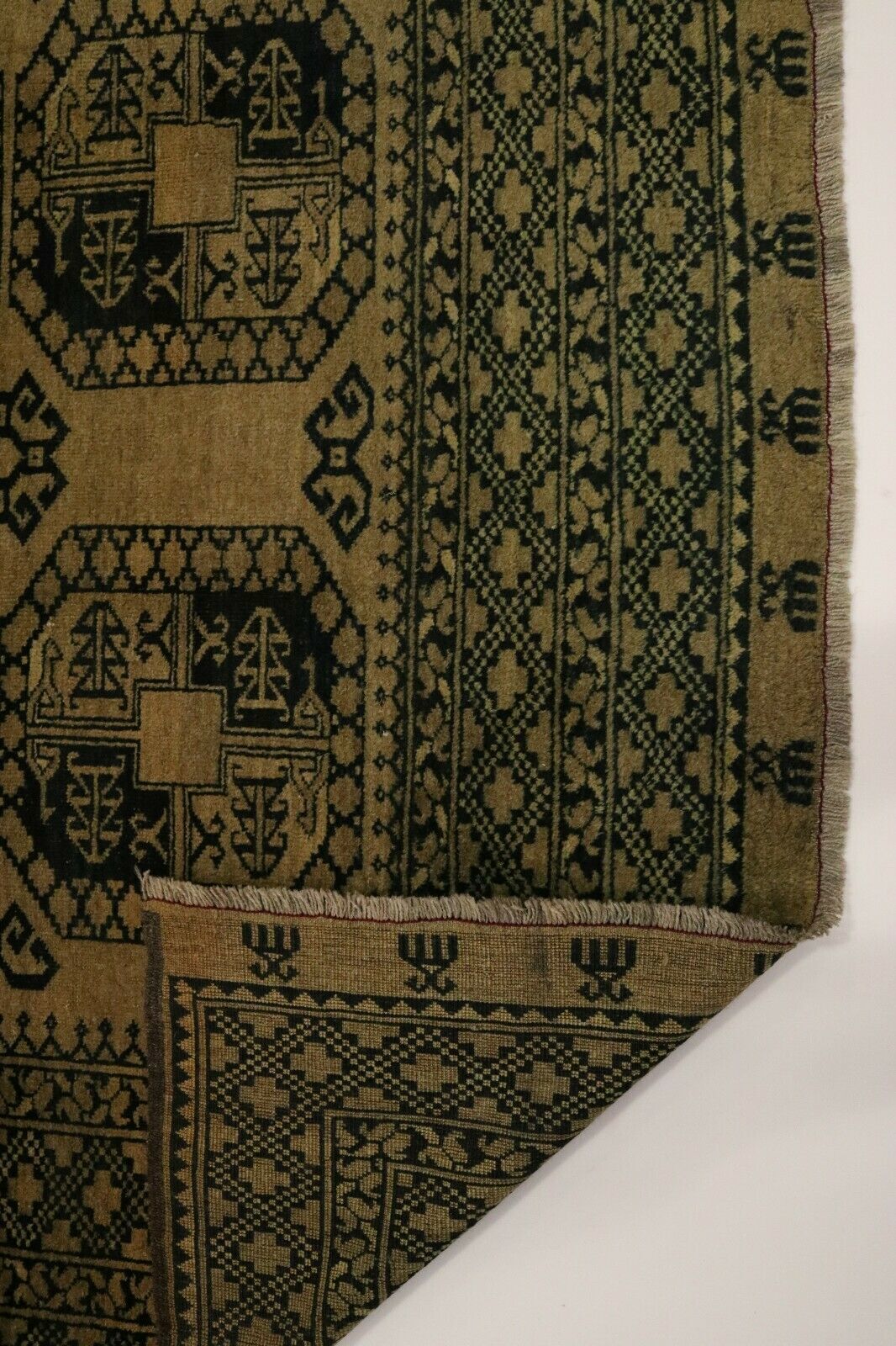 Afghan Us Reimport Fine Oriental Rug 3.50 X 2.60 photo vinterior