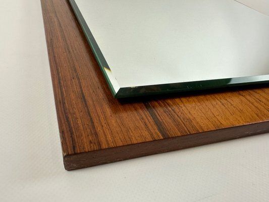 Mid Century Modern Wall Mirror In Rosewood, 1960s photo Home Decor