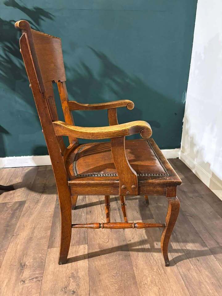 Vintage Oak Office Armchair photo buy