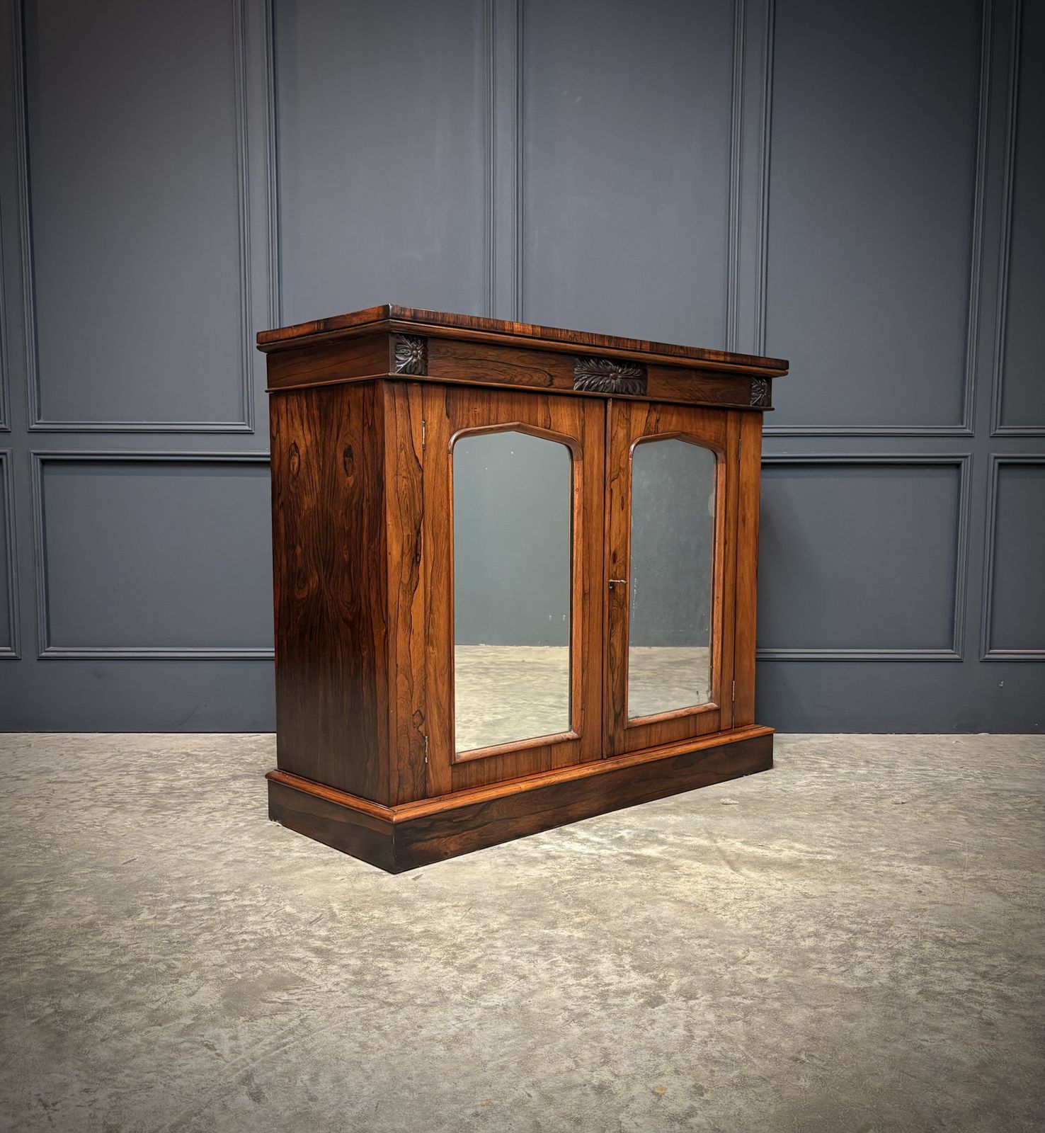 William IV Rosewood Side Cabinet
