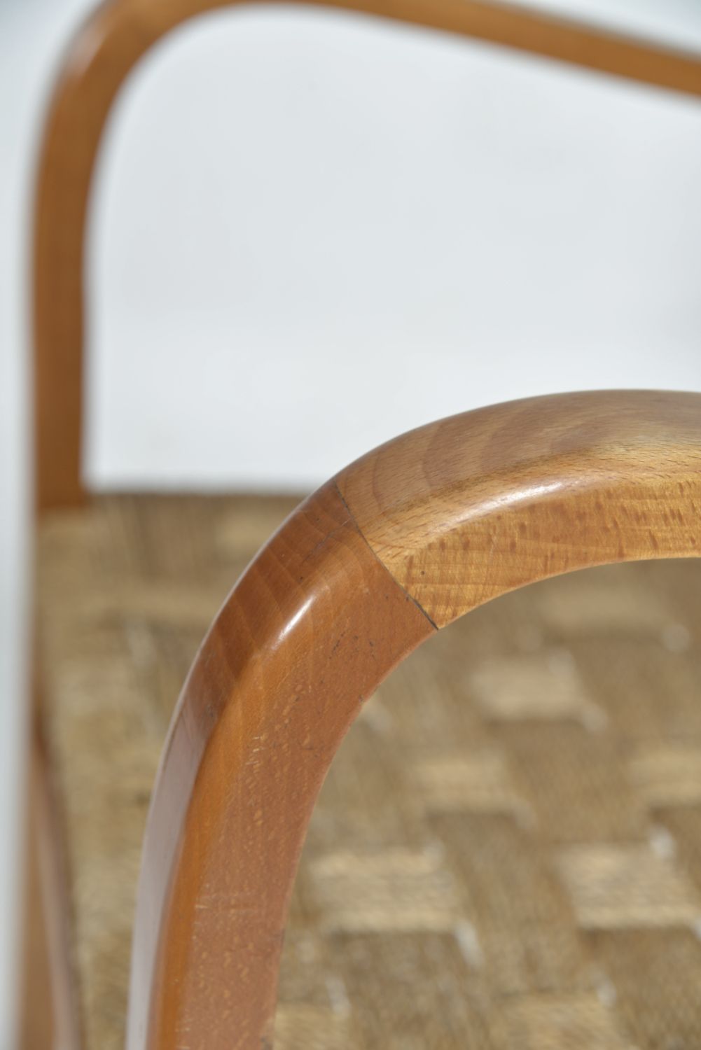 Furniture 1930s Swedish Beech Rope Cord Armchair By Axel Larsson For Bodafors Scandinavian Midcentury photo