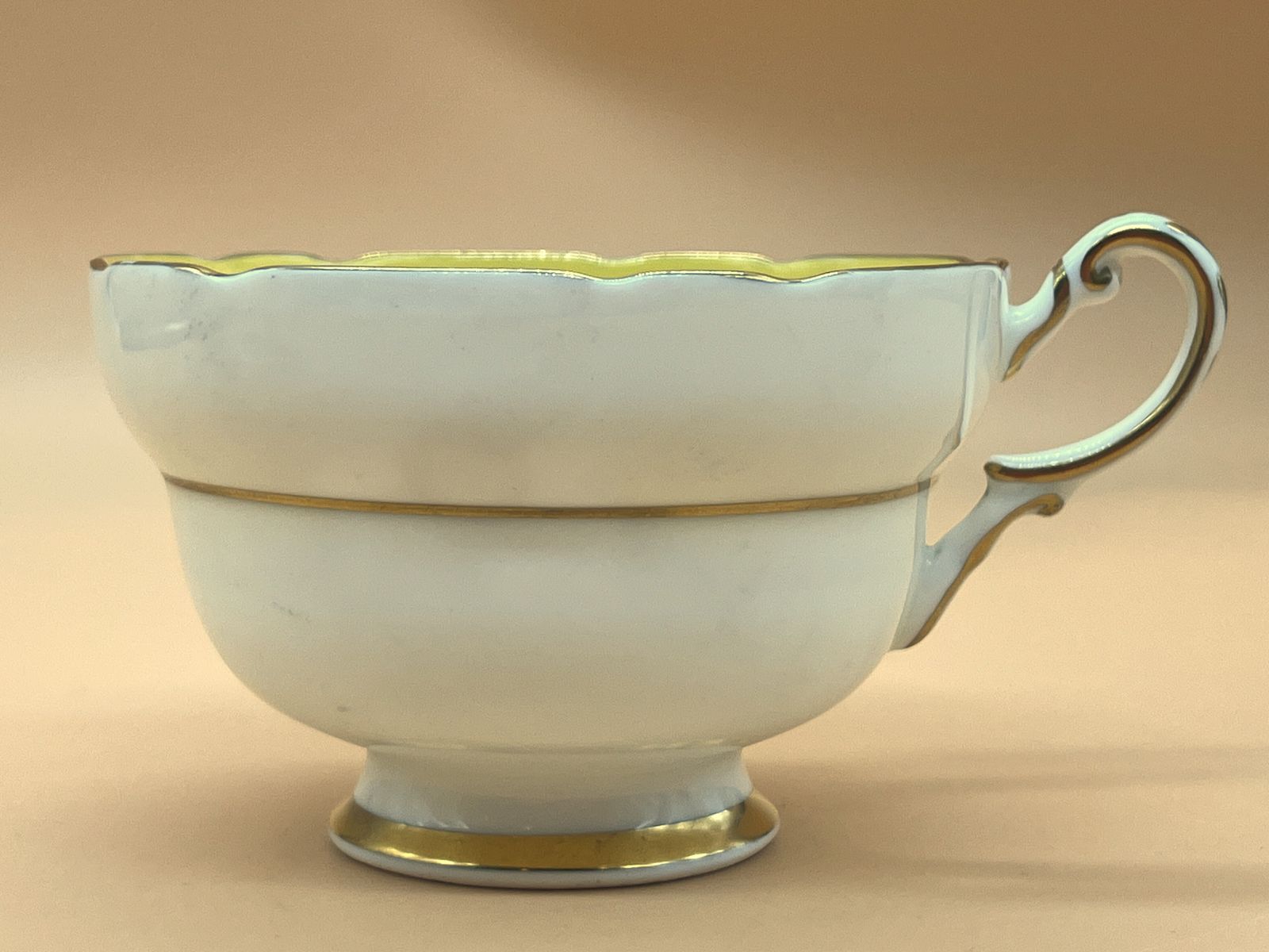 Art Deco Paragon China Double Warrant Narcissus (Daffodil) Tea Cup & Saucer Duo. No A539. C1939   49. photo Home Decor