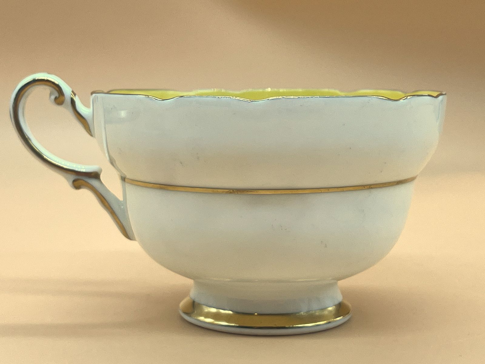 photo for sale Art Deco Paragon China Double Warrant Narcissus (Daffodil) Tea Cup & Saucer Duo. No A539. C1939   49.