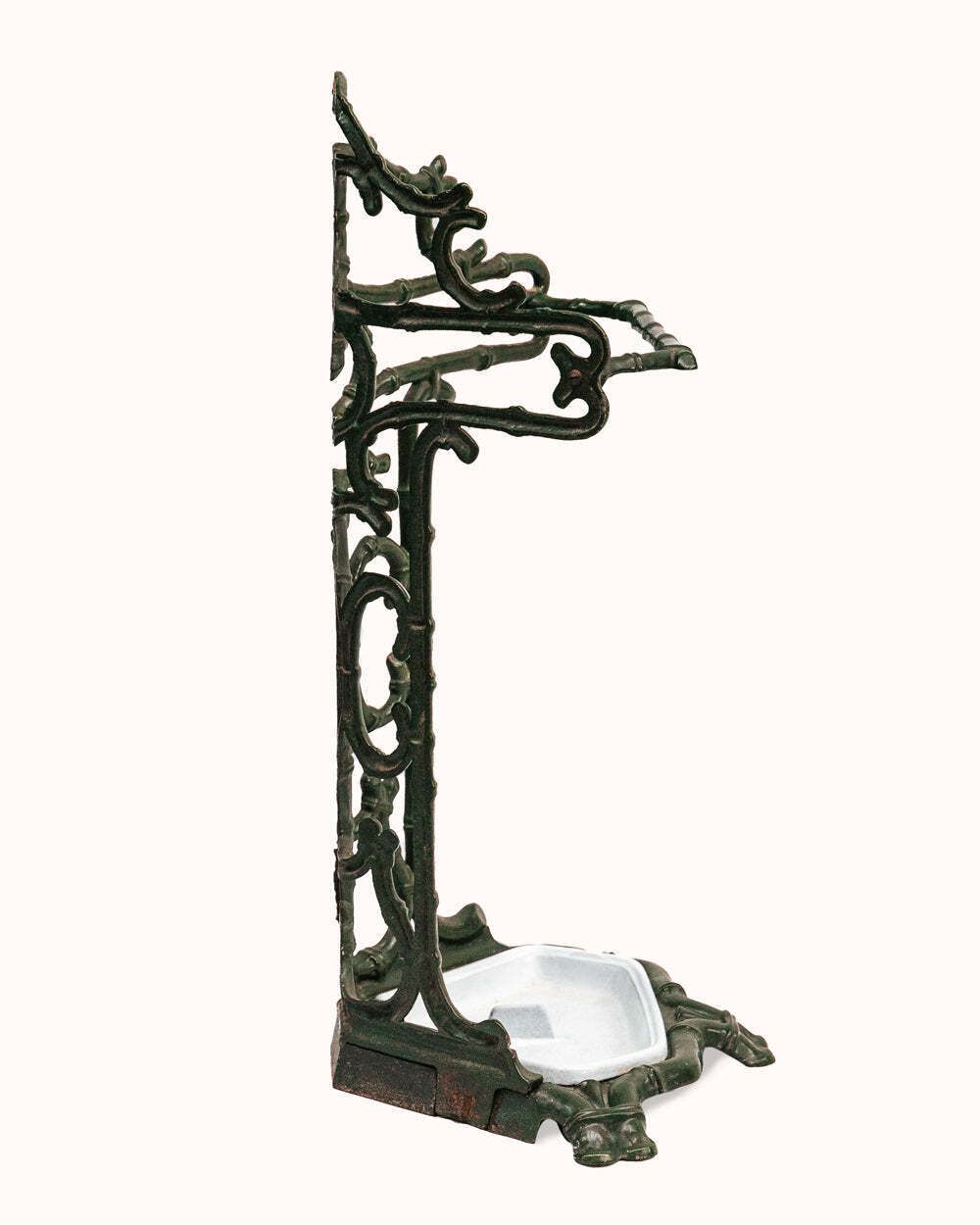 Antique French Cast Iron Umbrella Stand Or Walking Stick Storage photo for sale