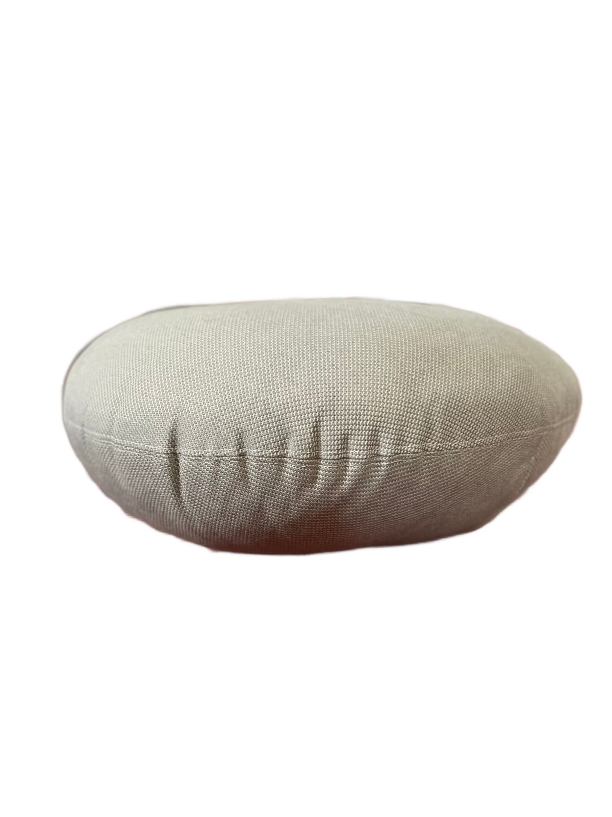 Vintage Scandinavian Duck Feather Floor Cushion / Pouffe By Ferm Living – 60 X 60 Cm – Turquoise