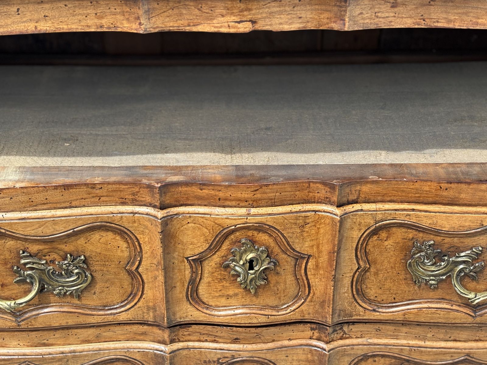 Mid 18th Century Louis XV Period Walnut Commode photo vintage