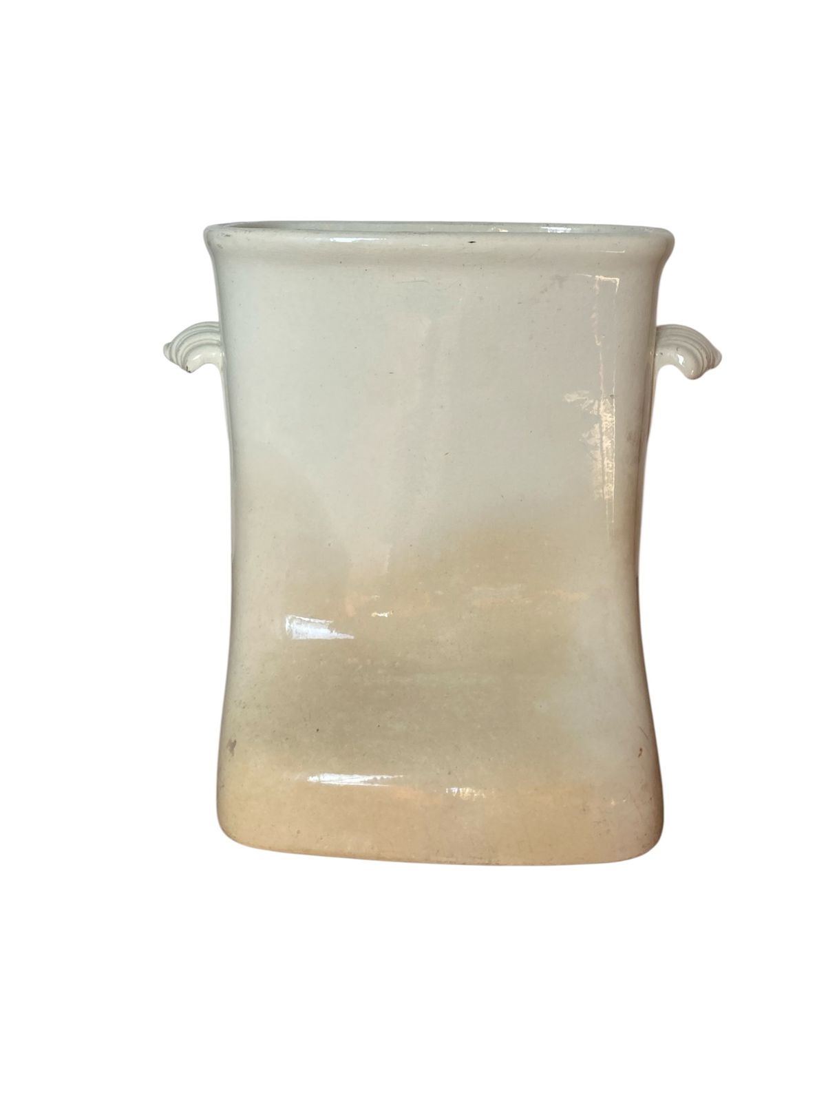 Creamware Knee Bath Or Jardinere Planter 1800's photo Garden Decor